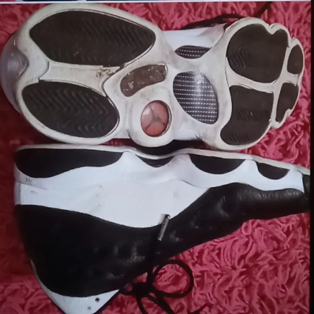 Vintage Black and white Jordans